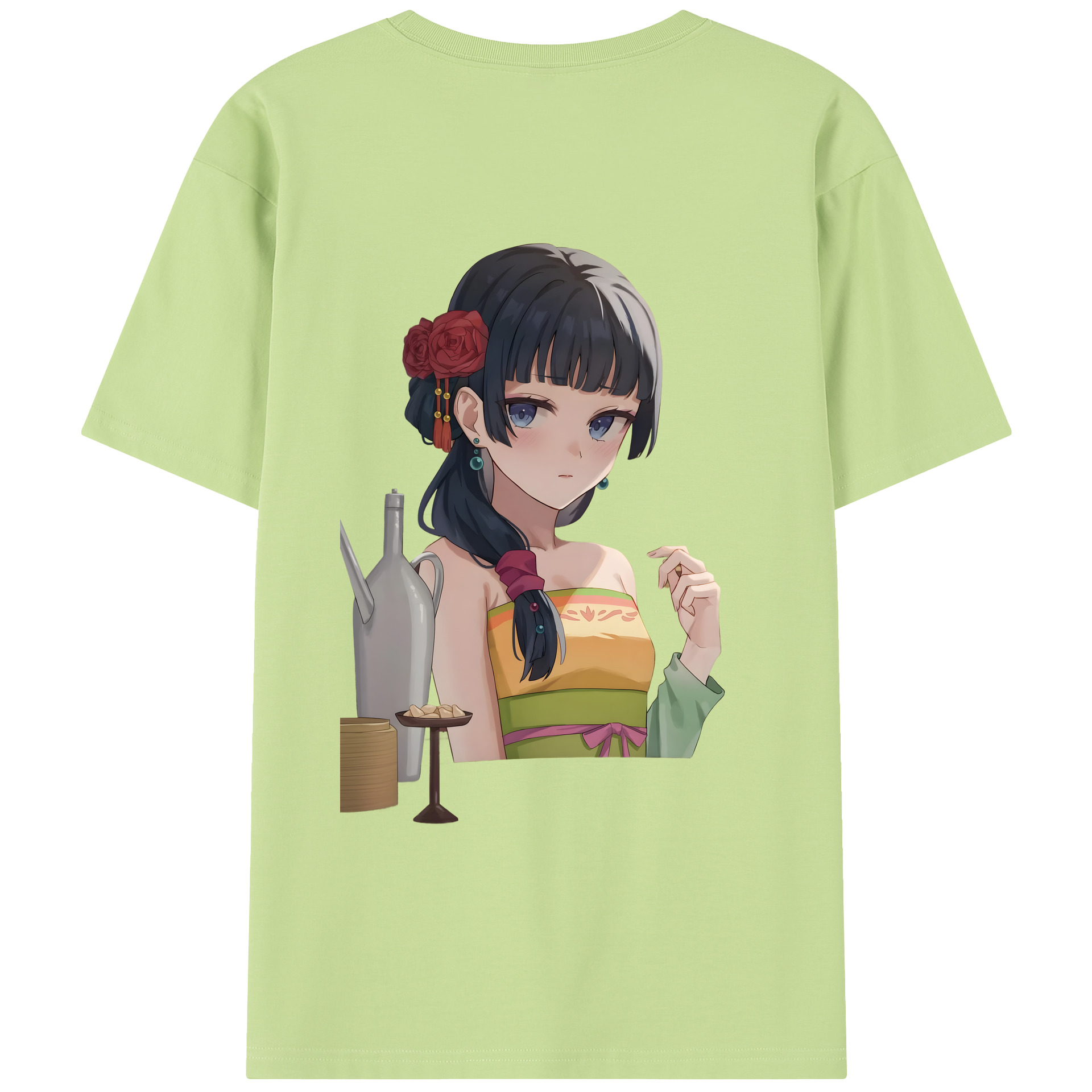 （画像用） 薬屋のひとりごと The Apothecary Diaries 綿100％半袖Tシャツ（背面プリント）